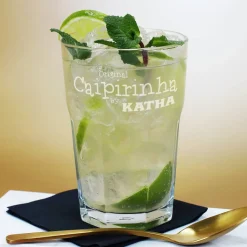 Caipirinha Longdrinkglas mit Namensgravur