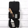 Camping-Waschtasche mit Wohnwagen und Wunschtext