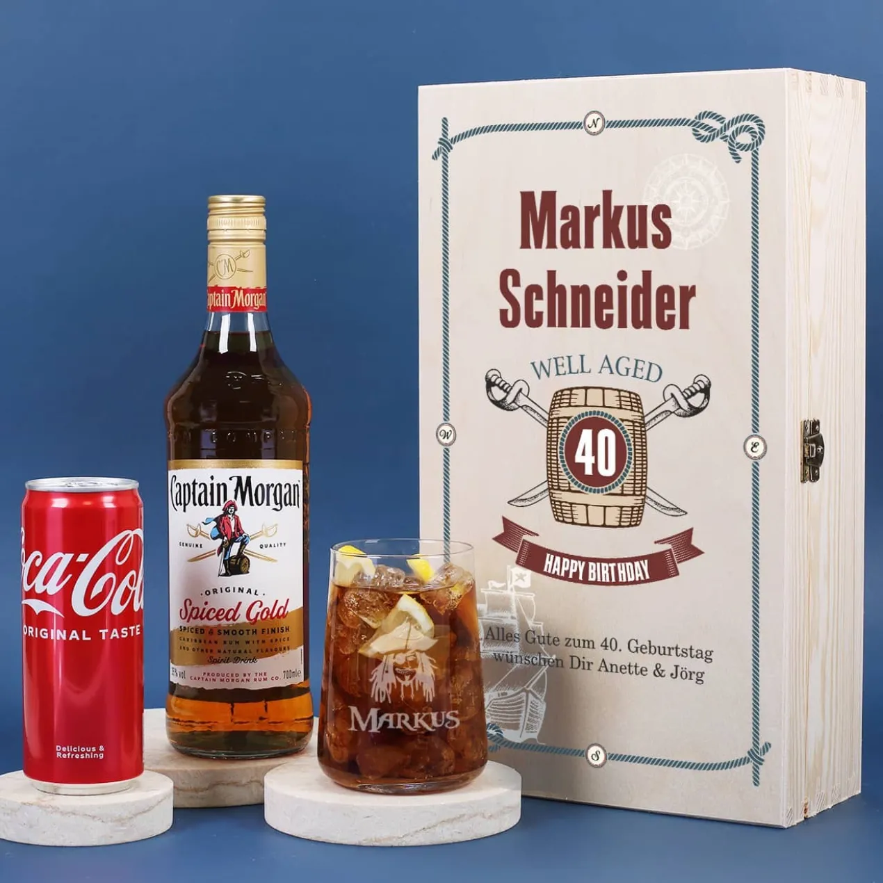 Captain Morgan Geschenkset zum Geburtstag