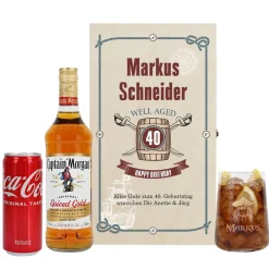 Captain Morgan Geschenkset zum Geburtstag
