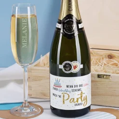 Champagner Geschenkset zum Geburtstag...mach 'ne Party draus
