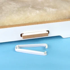 clipfritz Katzenhaus aus Holz personalisiert mit Name & Wunschtext | Geschenk für Katzen