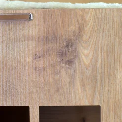 clipfritz Katzenhaus aus Holz personalisiert mit Name & Wunschtext | Geschenk für Katzen