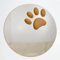 clipfritz Katzenhaus aus Holz personalisiert mit Name | Haus mit Futterstation für Katzen