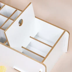 clipfritz Stiftebox aus Holz personalisierbar mit Name | Organizer als Geschenk für Kinder