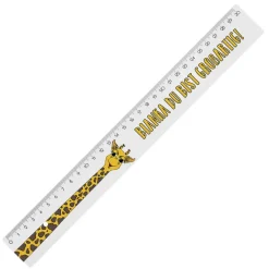 30cm Lineal - Du bist großartig! - Mit Giraffenmotiv und Namensaufdruck