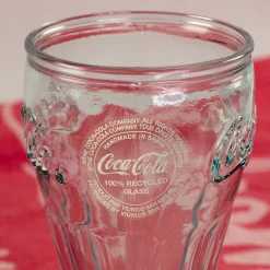 Coca-Cola Glas Set 12-teilig mit Trinkgläsern & Schnapsgläsern | Retro Gläser aus Recyclingglas