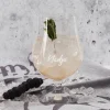 Cocktailglas mit schlichter Namensgravur