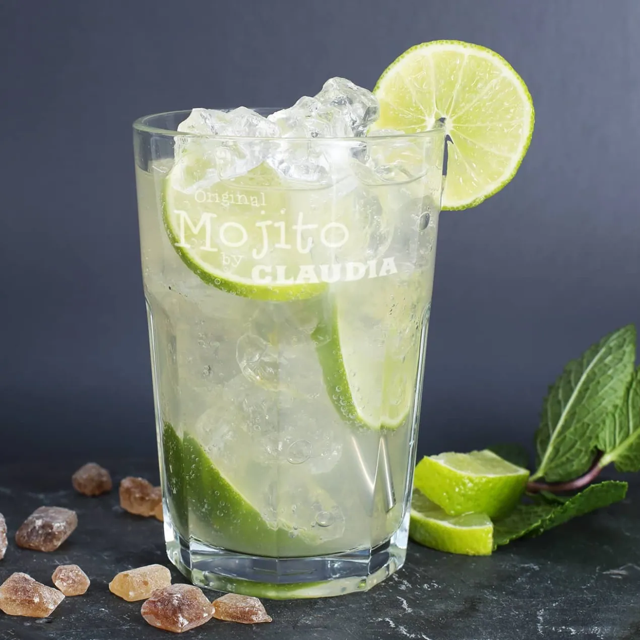 Cocktailglas Original Mojito mit Namensgravur