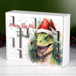 Cooler Dinosaurier Adventskalender mit Personalisierung