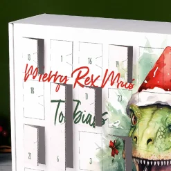 Cooler Dinosaurier Adventskalender mit Personalisierung