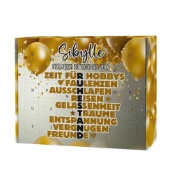 Countdown-Kalender zum Ruhestand mit 30 Türchen zum selbst Befüllen