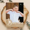 Danke - Fotokarte als Danksagung zur Kommunion, Konfirmation oder Taufe