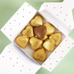Danke Geschenk mit Herz - Geschenkbox mit 10 Lindt Schoko-Herzen