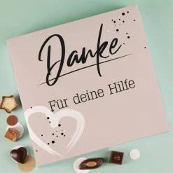 Danke - Lindt Mini Pralinen mit Ihrem Wunschtext