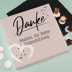 Danke - Lindt Mini Pralinen mit Ihrem Wunschtext