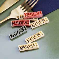 Danke-Nudeln als kleine Aufmerksamkeit mit Ihrem Wunschtext