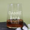Danke Papa - Trinkglas zum Vatertag