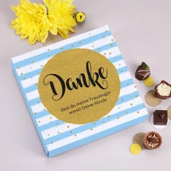 Danke Pralinen mit Ihrem persönlichen Text, 100g Lindt Mini-Pralinés