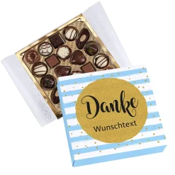 Danke Pralinen mit Ihrem persönlichen Text, 100g Lindt Mini-Pralinés