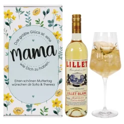 Das größte Glück ist, eine Mama wie Dich zu haben. - Lillet Geschenkset zum Muttertag