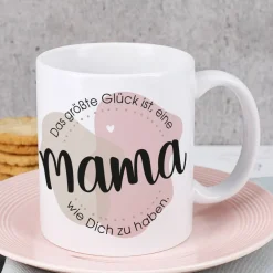 Das größte Glück ist, eine Mama wie Dich zu haben. - Fototasse zum Muttertag