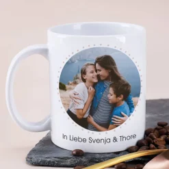 Das größte Glück ist, eine Mama wie Dich zu haben. - Fototasse zum Muttertag