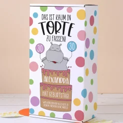 Das ist kaum in Torte zu fassen! Wein Geschenkset zum Geburtstag mit Biorebe Wein