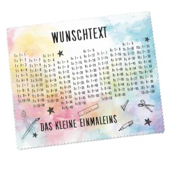 Das kleine Einmaleins - Brillenputztuch zum Schulanfang