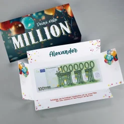 Deine erste Million - Überraschungsbox für Geldgeschenke