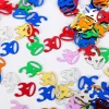 Deko für den Tisch - Zahlenkonfetti 30