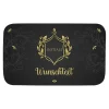 Dekorative Badematte mit Wappen, Initiale und Wunschtext, 76x45cm