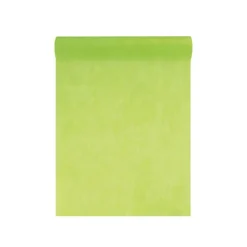Deko Tischläufer aus Vlies in Grün - 1000 cm x 30 cm
