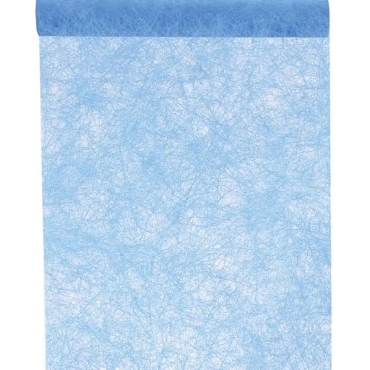 Deko Tischläufer aus Vlies in Himmelblau - 1000 cm x 30 cm