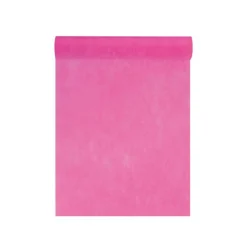 Deko Tischläufer aus Vlies in Pink - 1000 cm x 30 cm