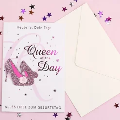 3D Glückwunschkarte - Queen of the Day