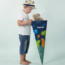Dinosaurier - Schultüte mit Name