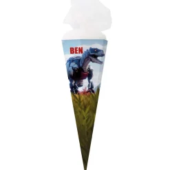 Dinosaurier - Schultüte mit Roboter T-Rex und Name