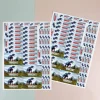 Dinosaurier - Sticker mit Roboter T-Rex und Name (100 Stück)