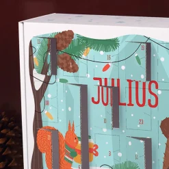 DIY Adventskalender für Kinder mit niedlichem Tiermotiv