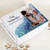 DIY Adventskalender in Watercolor-Optik mit Foto und Wunschtext