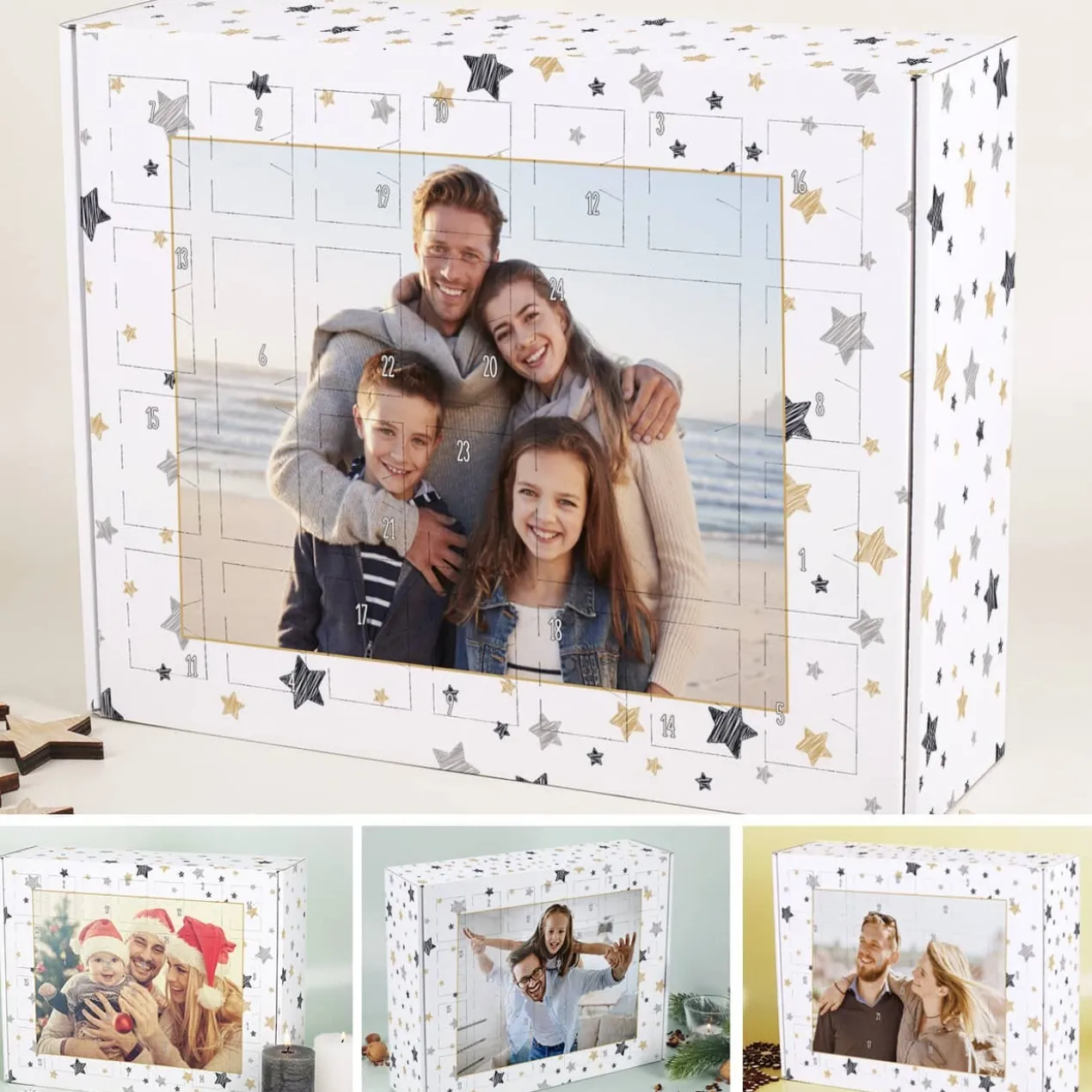 DIY Adventskalender mit Ihrem Wunschfoto bedruckt