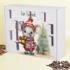 DIY Adventskalender mit niedlicher Maus und Ihrem Wunschtext
