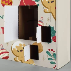 DIY Adventskalender mit niedlichem Lebkuchenmotiv zum selber füllen