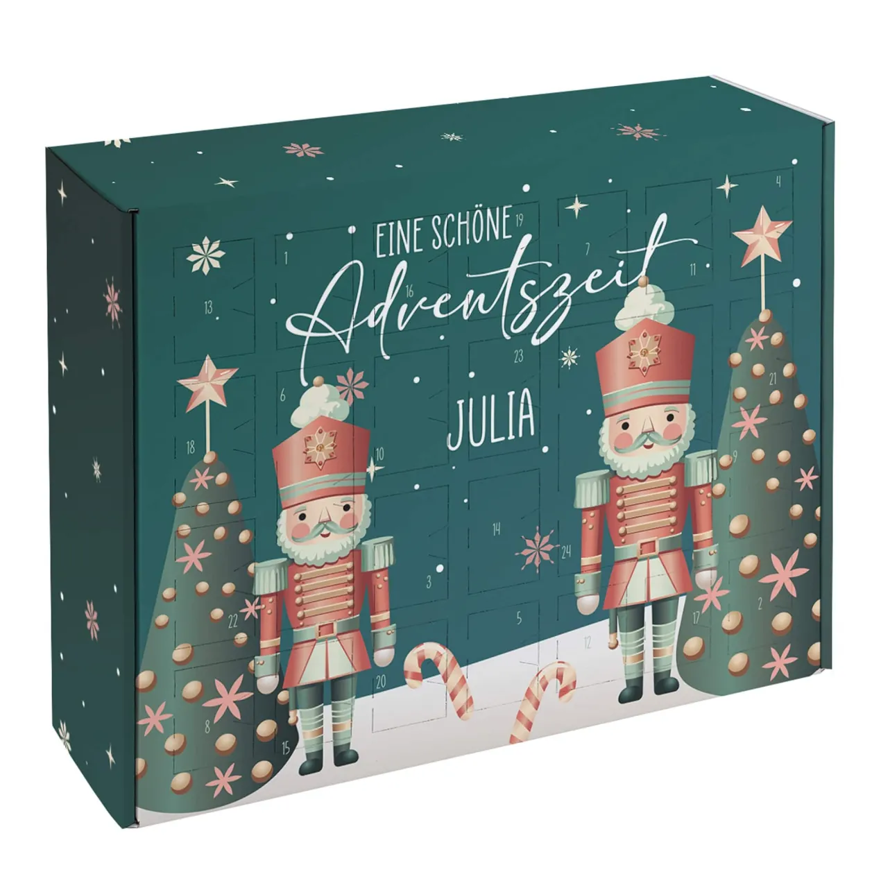 DIY Adventskalender mit Nussknacker Motiv