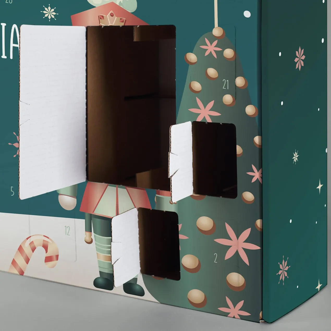 DIY Adventskalender mit Nussknacker Motiv