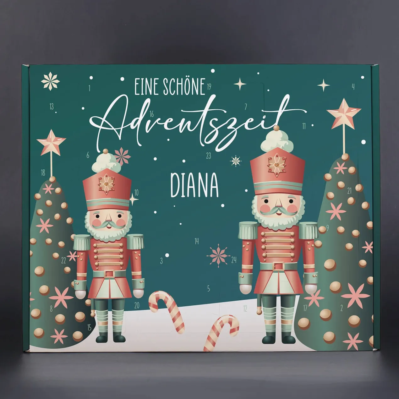 DIY Adventskalender mit Nussknacker Motiv