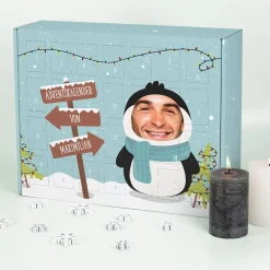 DIY Adventskalender mit verschiedenen Figuren und Ihrem Foto