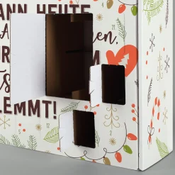 DIY Adventskalender mit witziger Arbeitsunfähigkeitsbescheinigung für Frauen und Männer