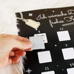 DIY Adventskalender - zum Freirubbeln